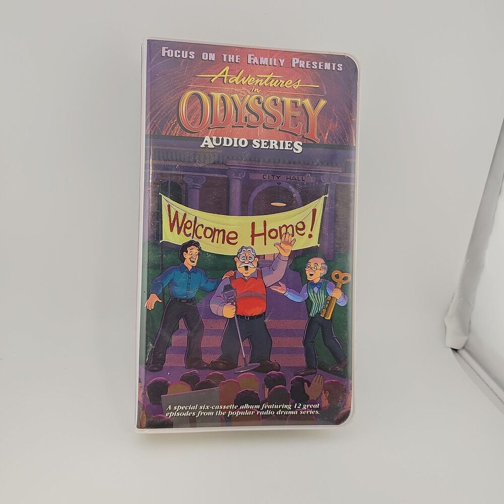 Vintage Adventures In Odyssey Welcome Home 6 Cassette Focus Family Christian